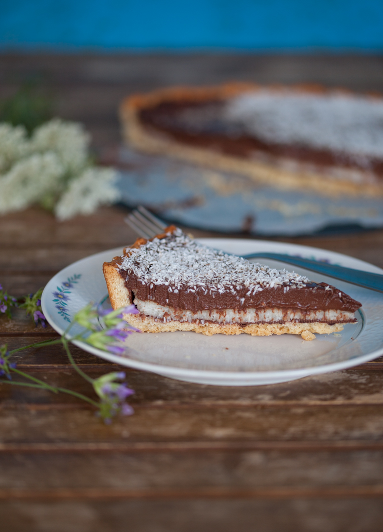 Crostata Al Cioccolato Fondente E Cocco Semplice E Irresistibile Diritto In Cucina