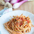 spaghetti e asparagi selvatici