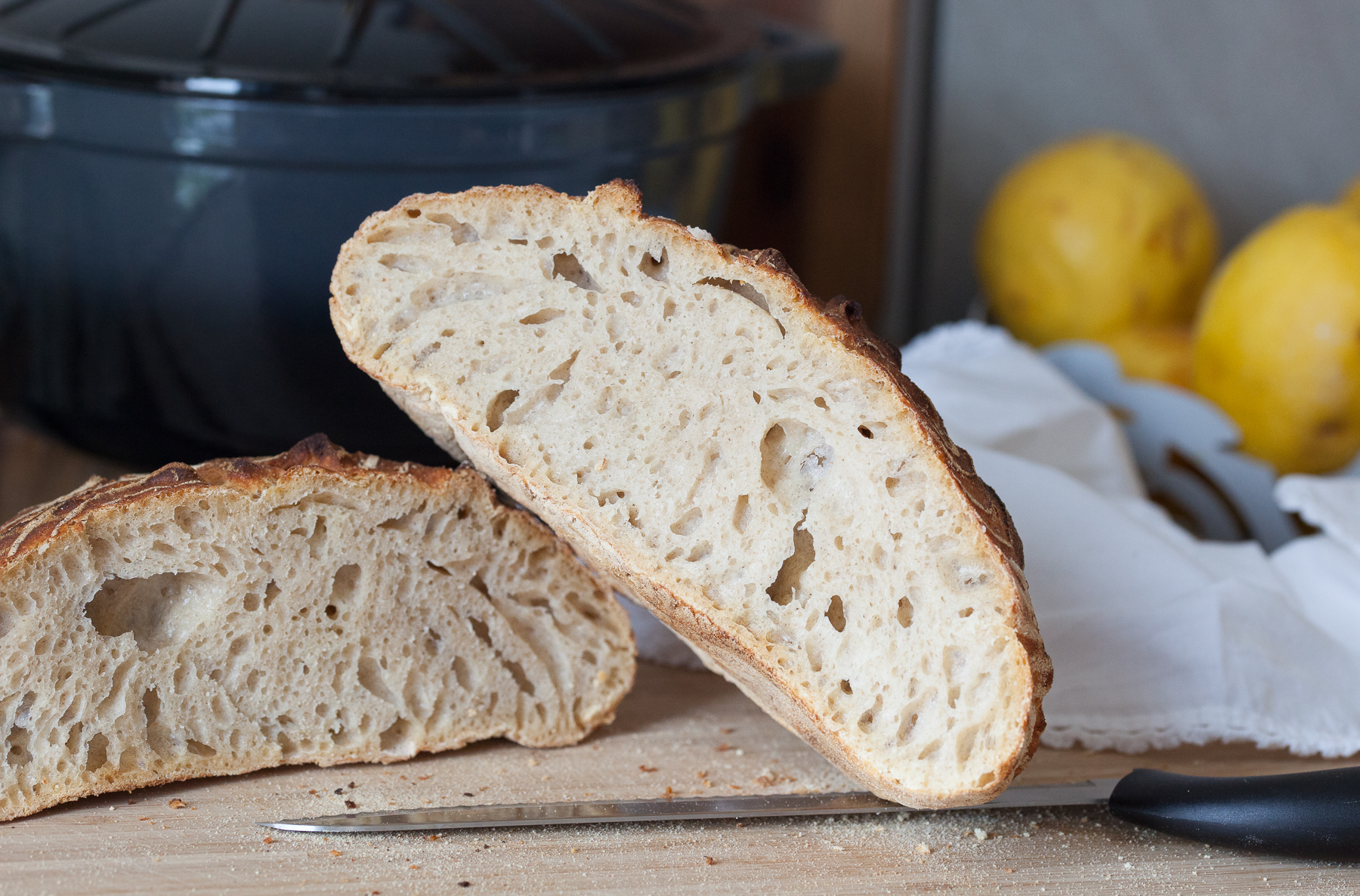 Pane semintegrale “senza impasto” - Diritto in Cucina